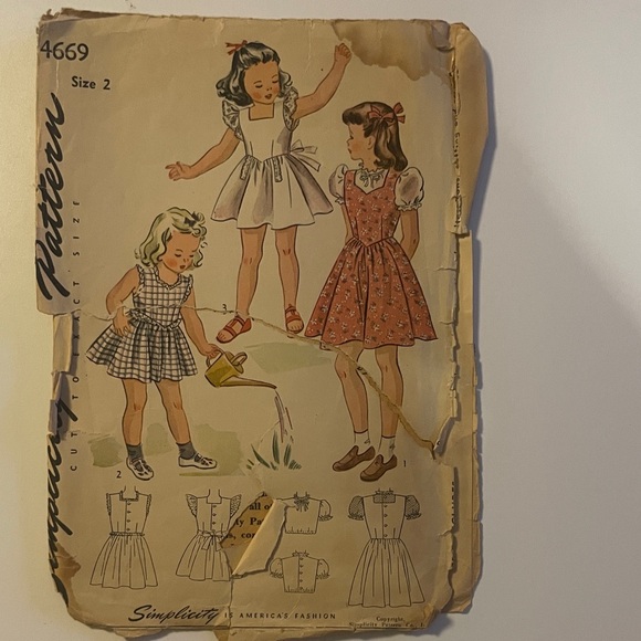 Vintage 1950s-60s Sewing Pattern Lot of 13 Children Simplicity McCall’s - Picture 8 of 14